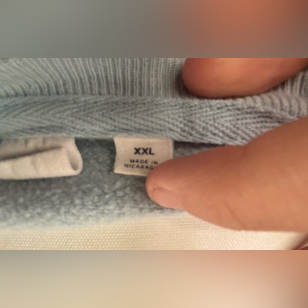 GAP Light Blue Sweatshirt - Picture 4 of 4